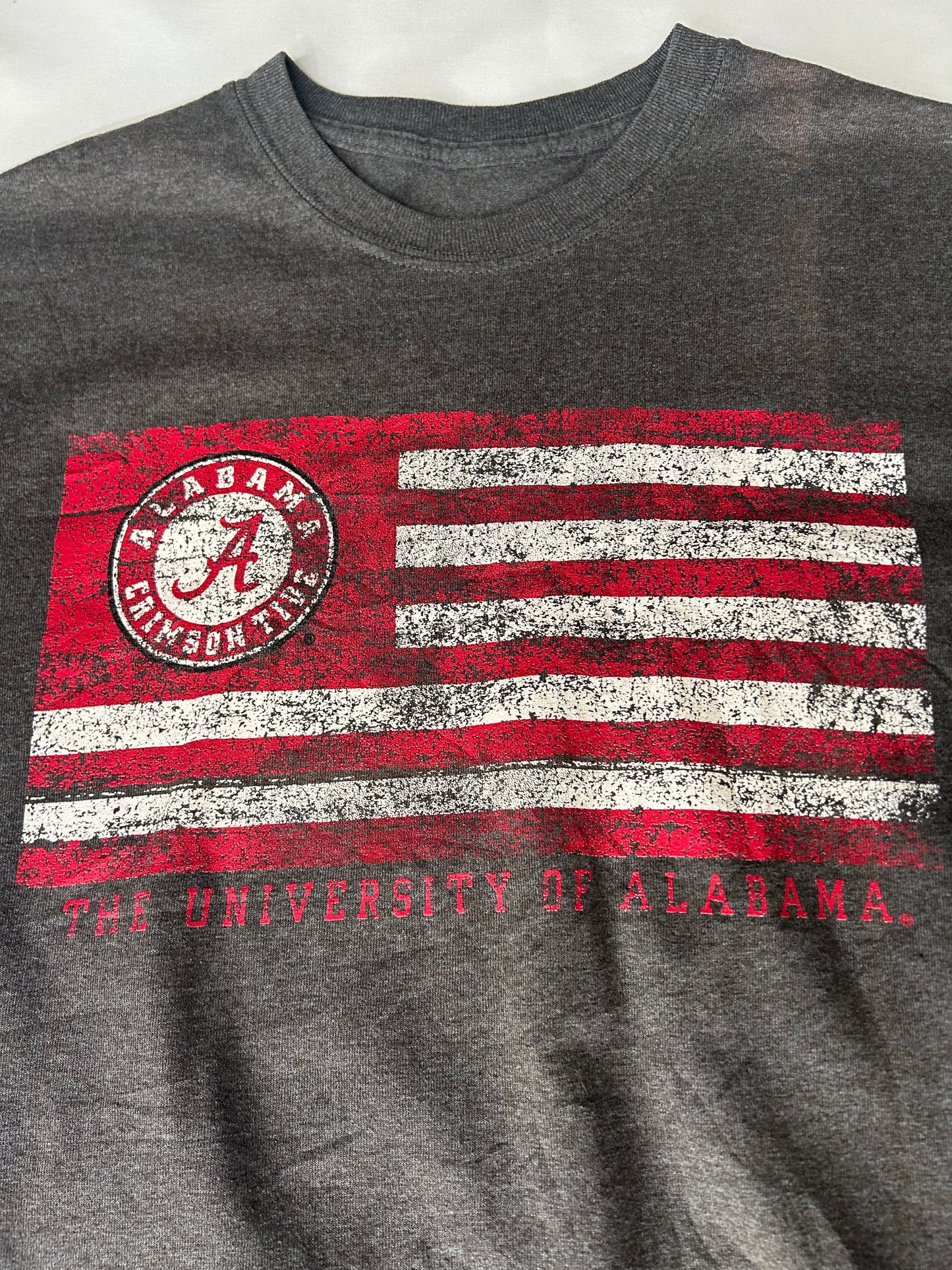 University of Alabama American Flag Short Sleeve T-Shirt - No Tag