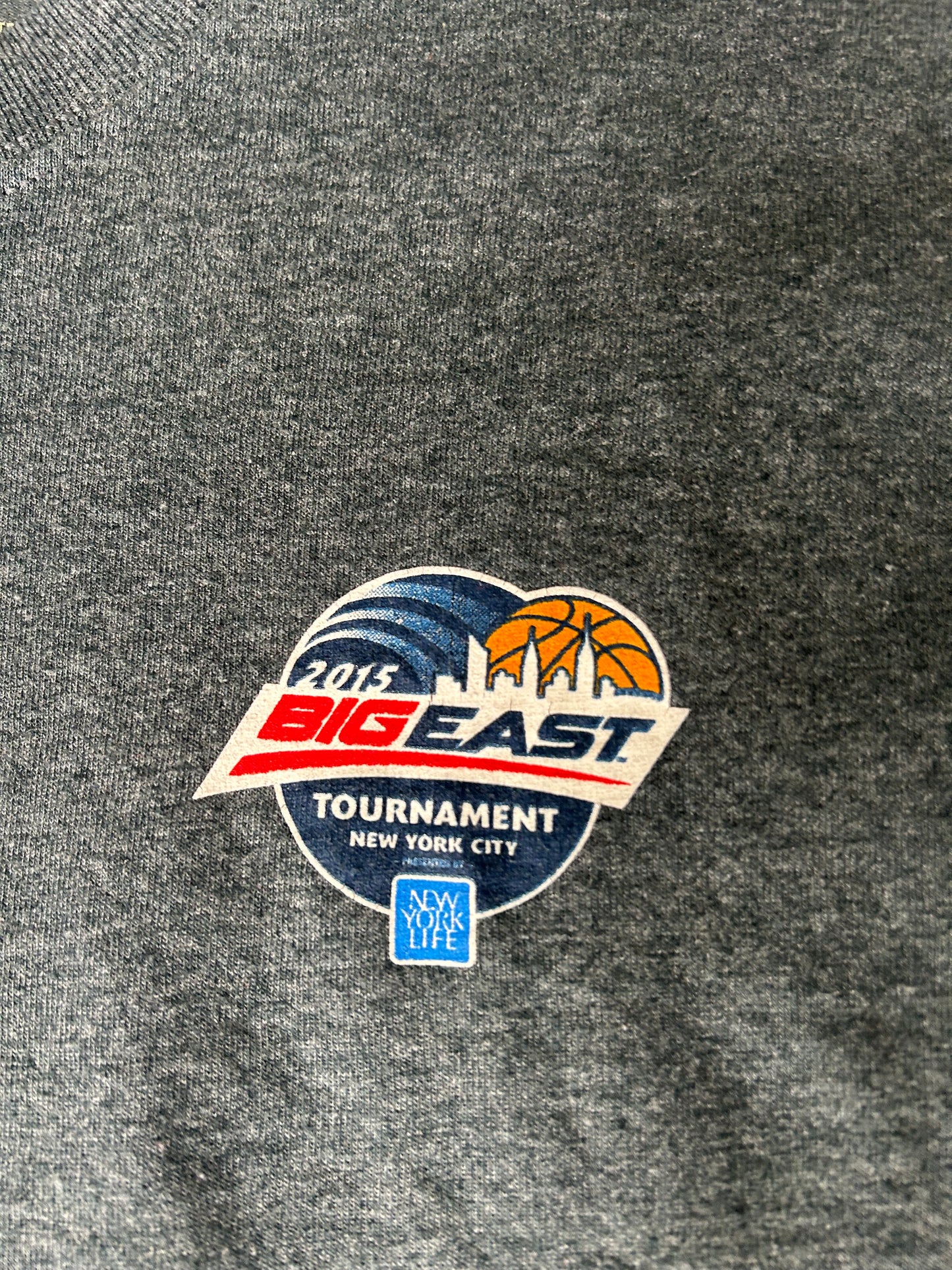 2015 Big East Basketball Tournament Short Sleeve T-Shirt - Medium