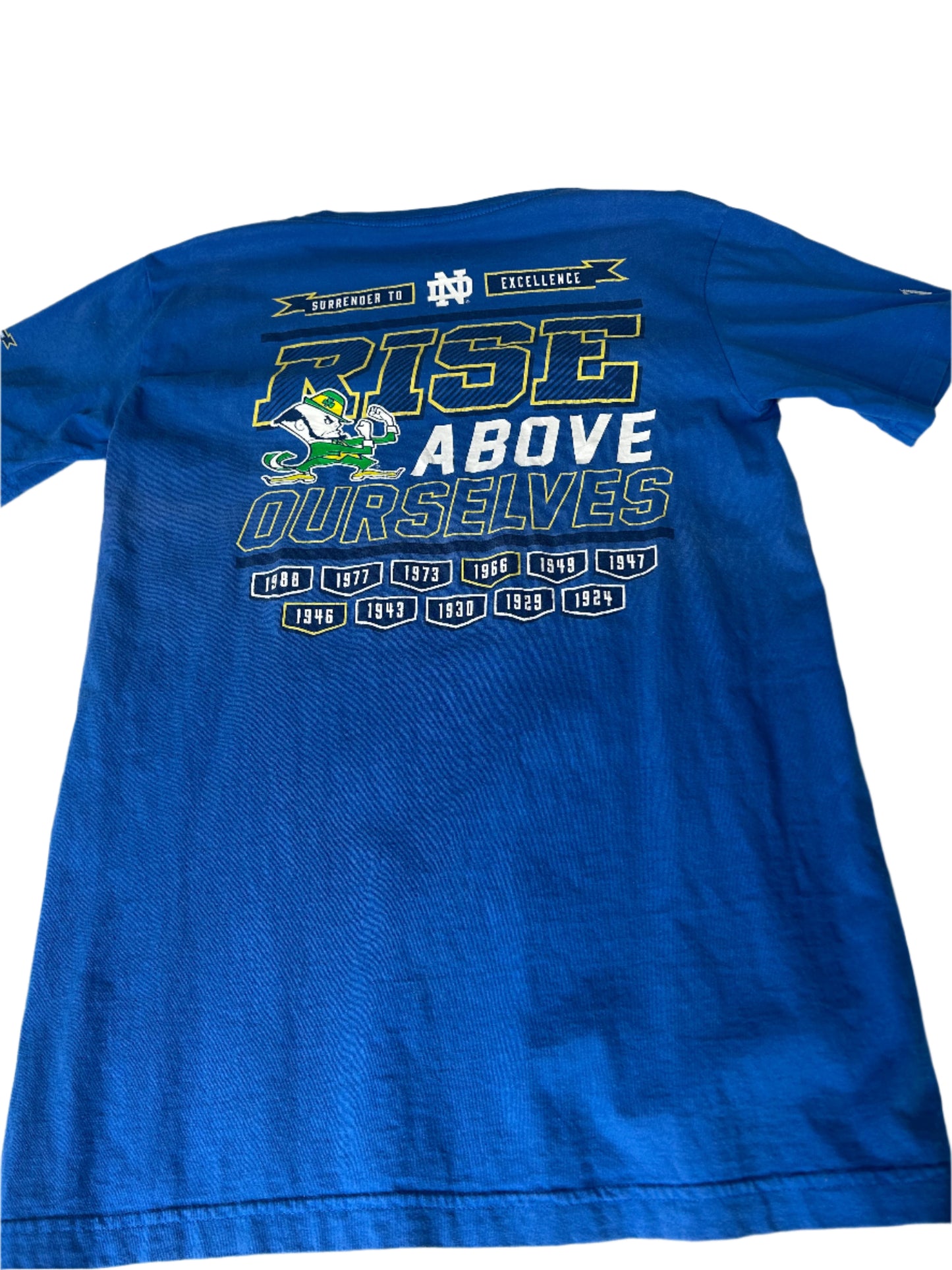 2016 Notre Dame Football Short Sleeve T-Shirt - Medium