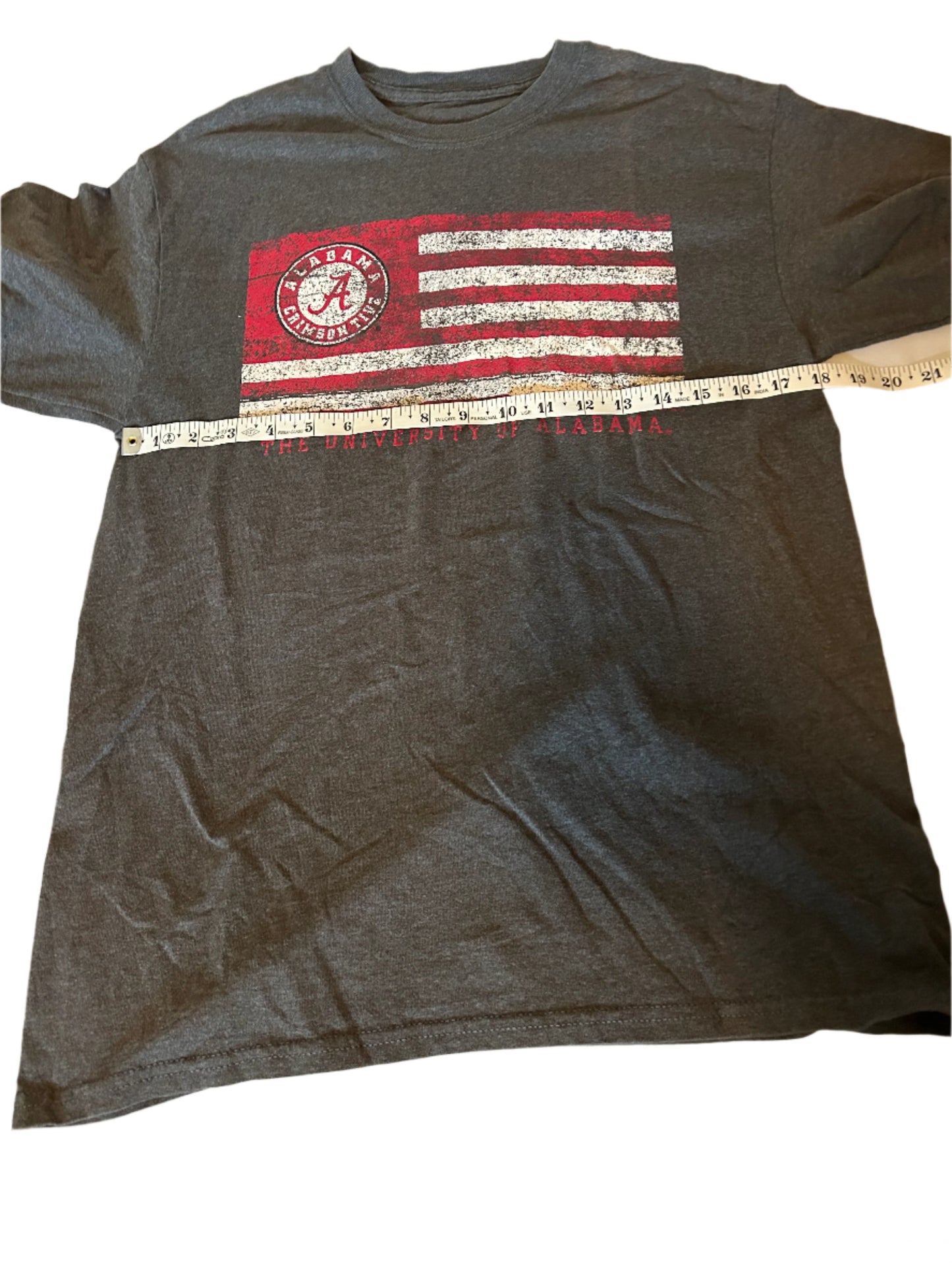 University of Alabama American Flag Short Sleeve T-Shirt - No Tag