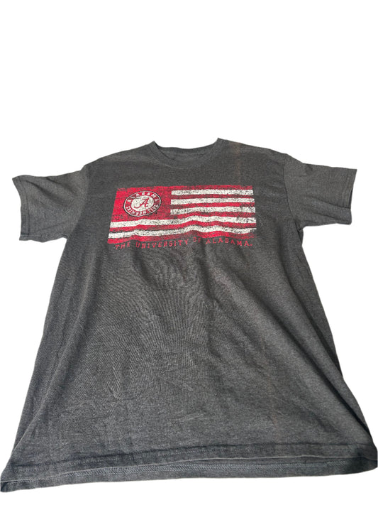 University of Alabama American Flag Short Sleeve T-Shirt - No Tag