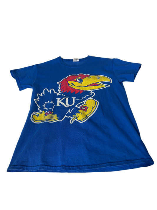Vintage University of Kansas Short Sleeve T-Shirt - Small