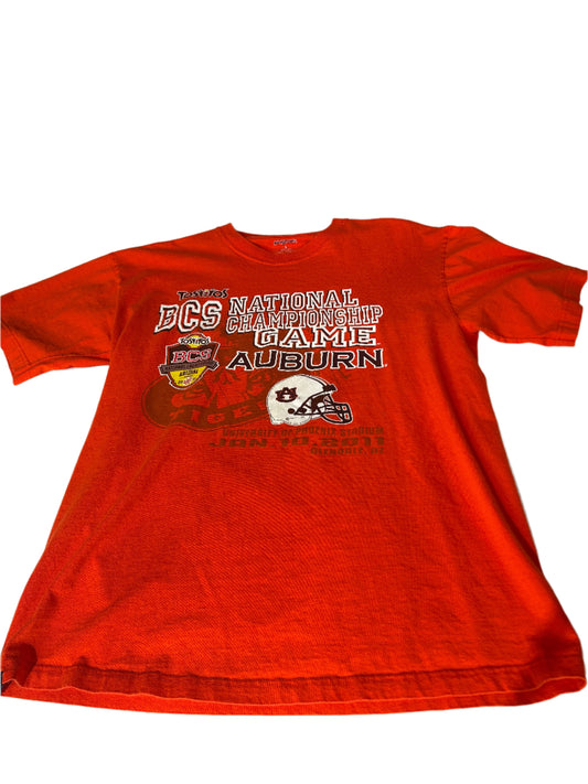 Vintage 2011 Auburn BCS National Championship Game Short Sleeve T-Shirt - Large