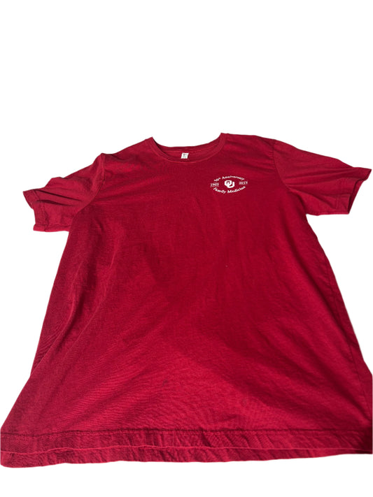 University of Oklahoma 50th Anniversary of Family Medicine Short Sleeve T-Shirt - XL